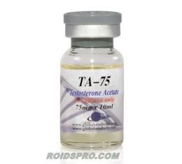 TA-75 for sale | Testosterone Aceate 75 mg per ml x 10ml Vial | Global Anabolic